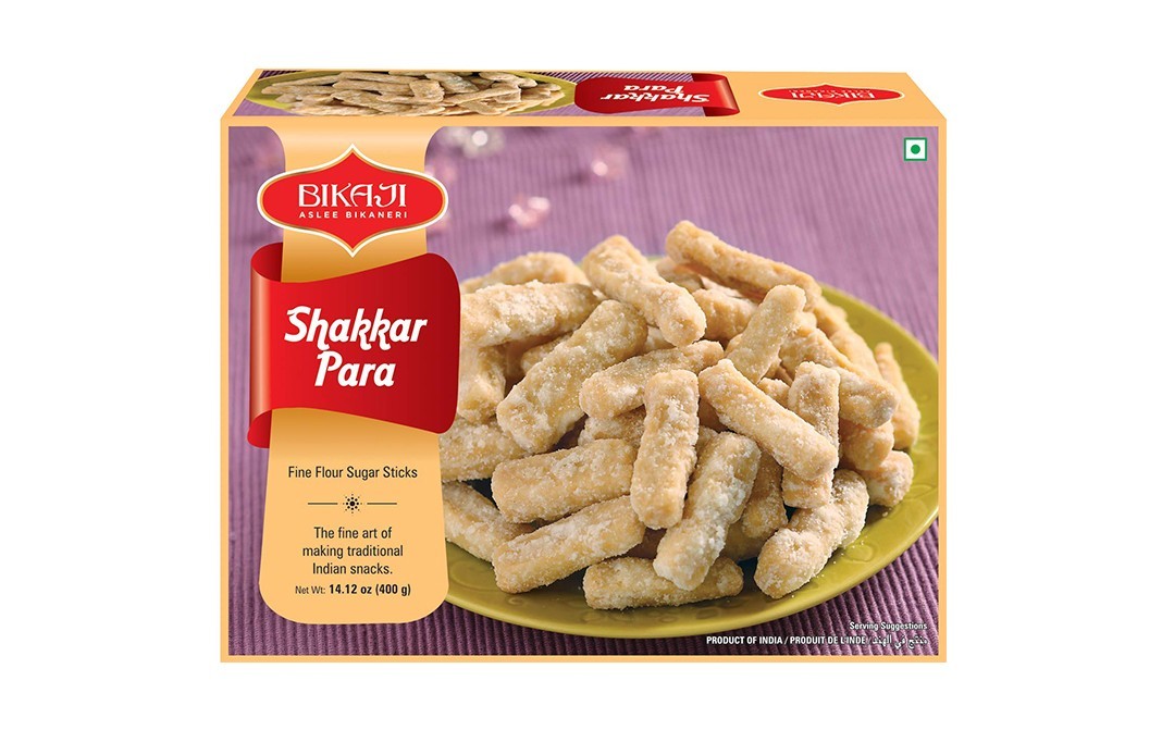 Bikaji Shakkar Para    Box  400 grams